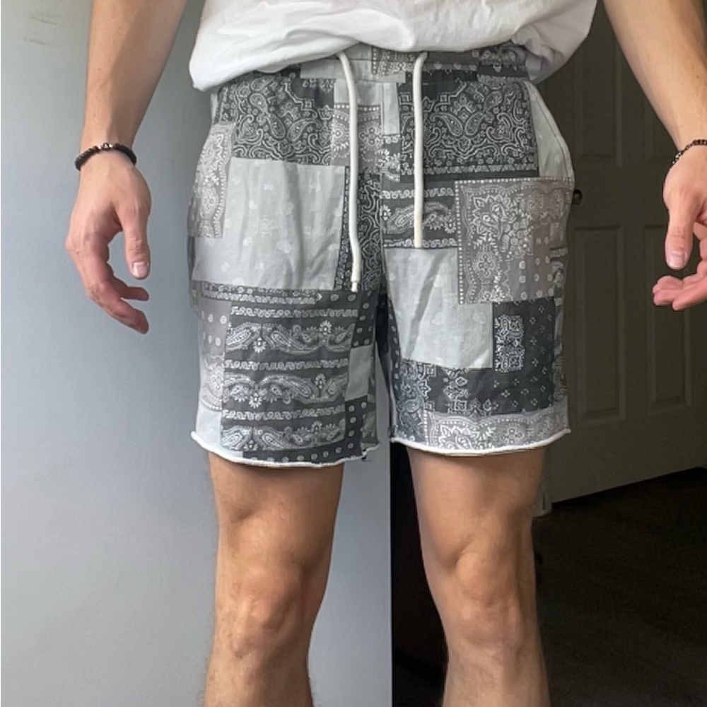 Bandana Print Shorts